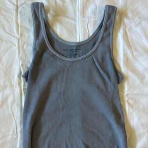 Brandy Melville Blue Ribbed Tank Top